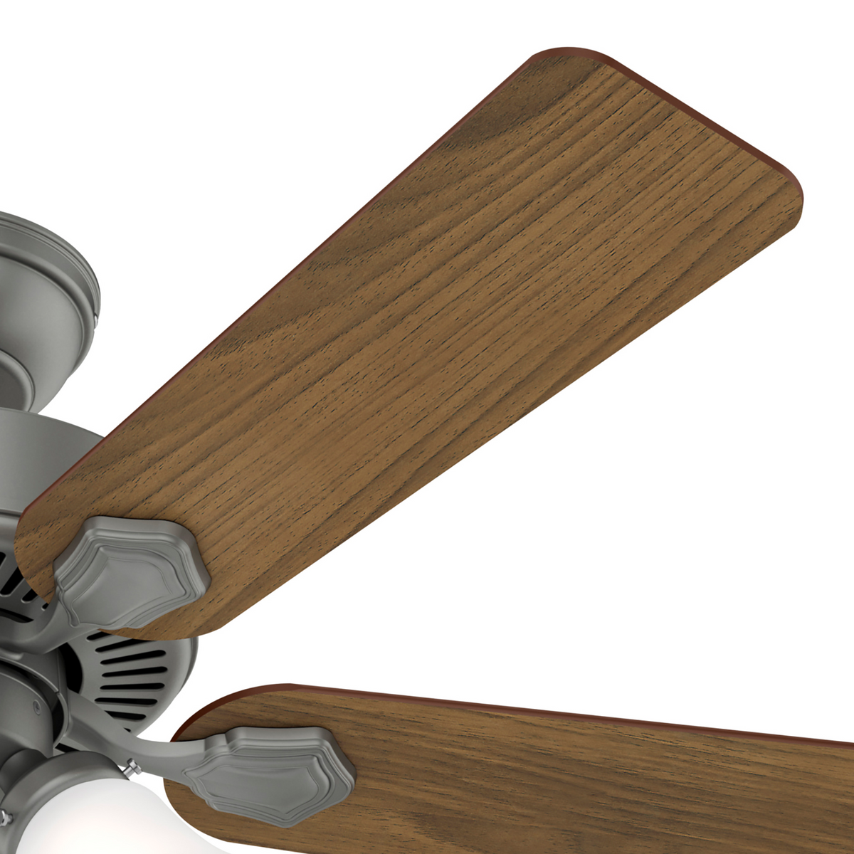 44 inch Swanson Matte Silver Ceiling Fan with LED Light Kit