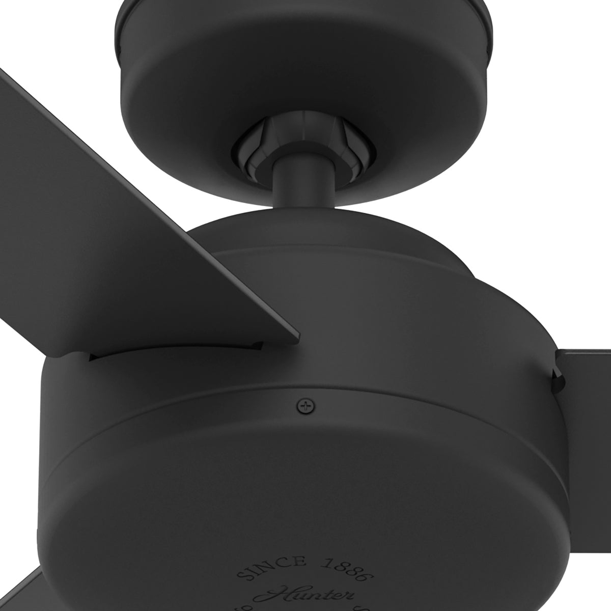44 inch Presto Matte Black Ceiling Fan and Wall Control