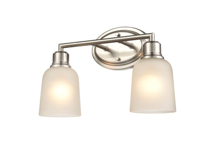 15.25'' Amberle Brushed Nickel 2 Light Bath Vanity