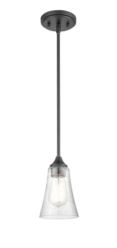 6.75'' Natalie Matte Black 1 Light Pendant