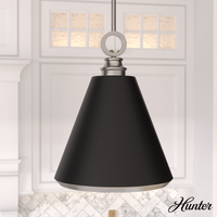 Ontario 24-inch 3-light Matte Black Vanity Light with Clear Glass
