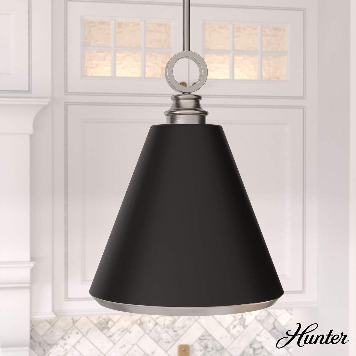 Ontario 24-inch 3-light Matte Black Vanity Light with Clear Glass