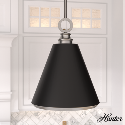 Ontario 24-inch 3-light Matte Black Vanity Light with Clear Glass