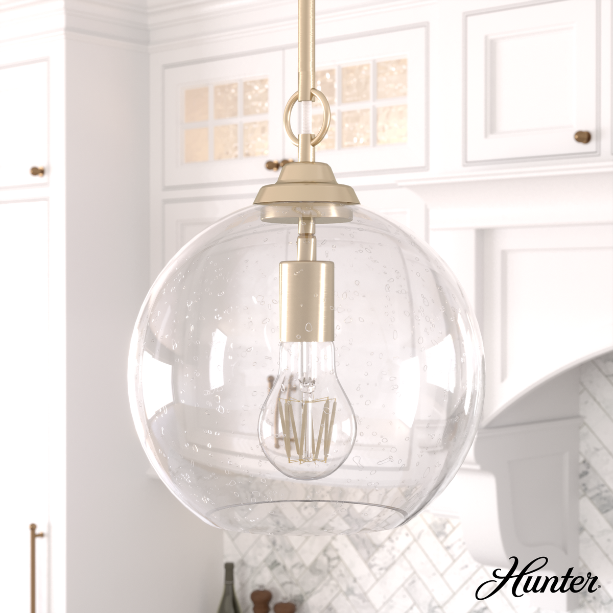 Camelia Stem 53-inch 2-light Luxe Gold and Off White Linen Linear Chandelier with White Linen Fabric Shade