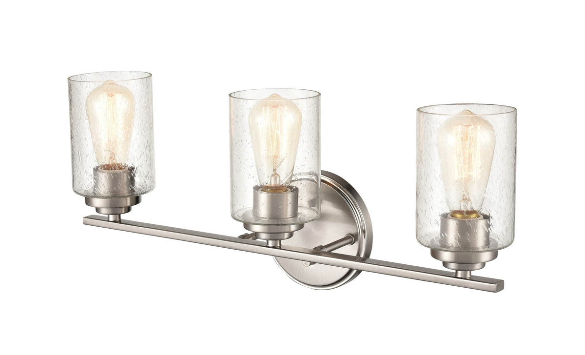 22'' Moven Satin Nickel 3 Light Bath Vanity
