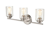 22'' Moven Satin Nickel 3 Light Bath Vanity