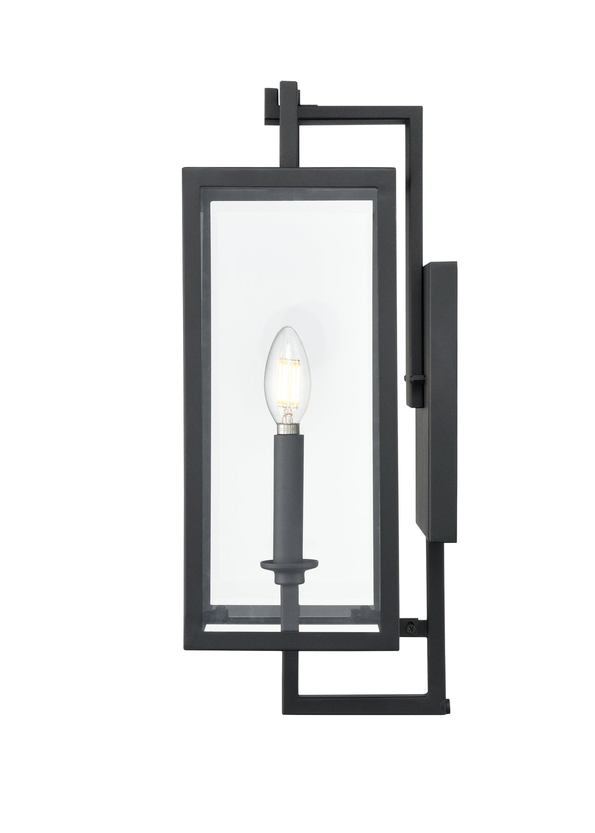 6'' Lamont Textured Black 1 Light Wall Sconce