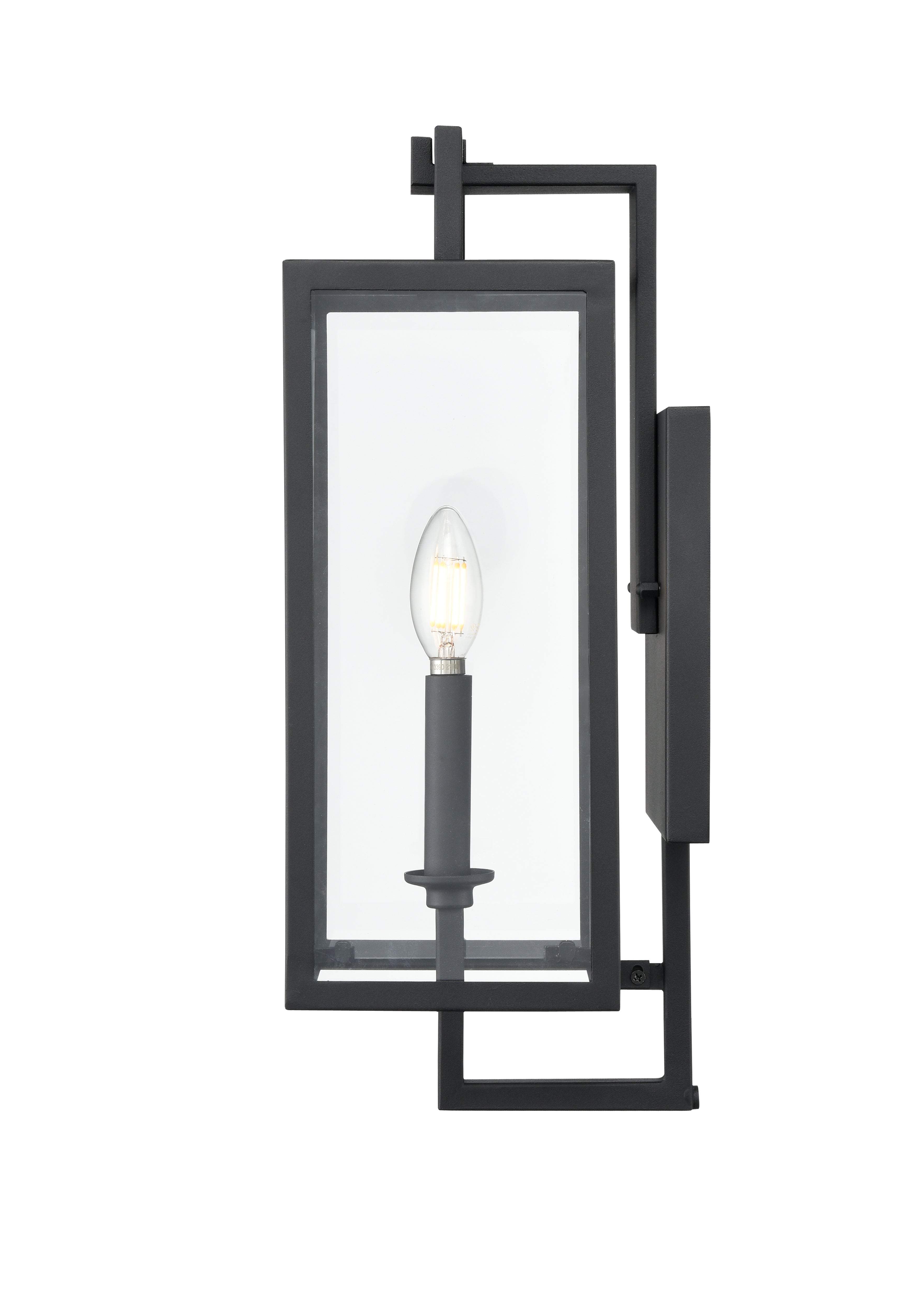 6'' Lamont Textured Black 1 Light Wall Sconce