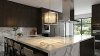 Cube 5 Light Chrome Chandelier