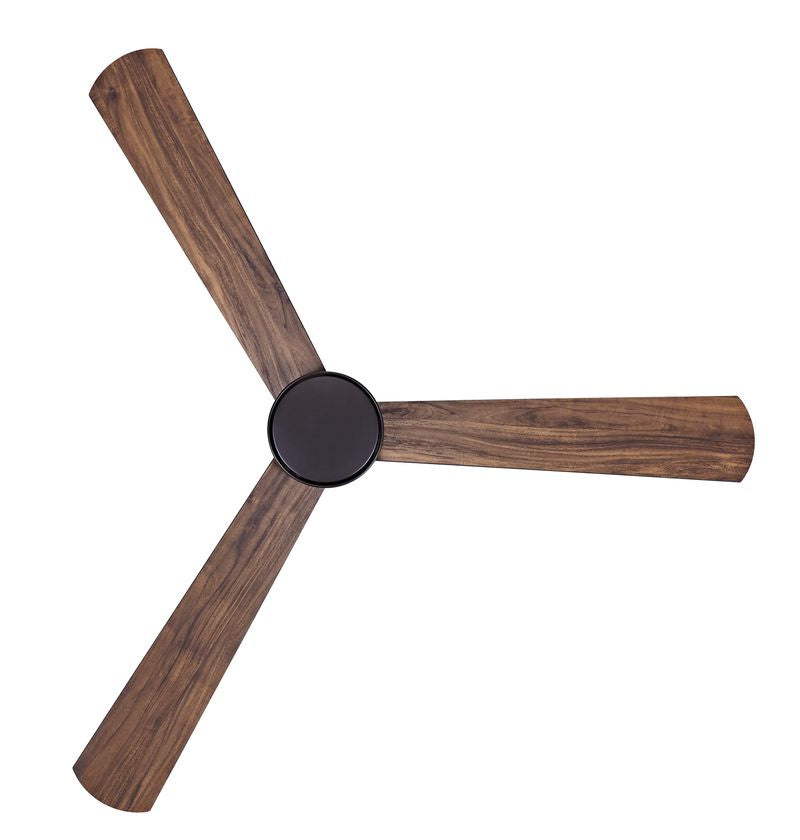 52 Inch DC Bronze Fan with Reversible Koa Walnut Blades and Remote