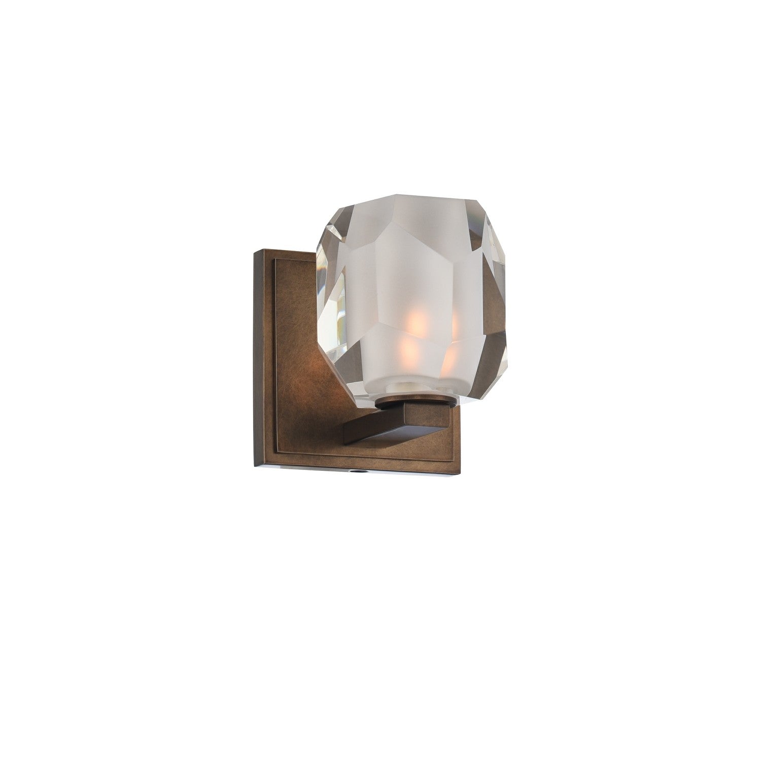 5'' Regent 1 Light Vintage Bronze Vanity Light