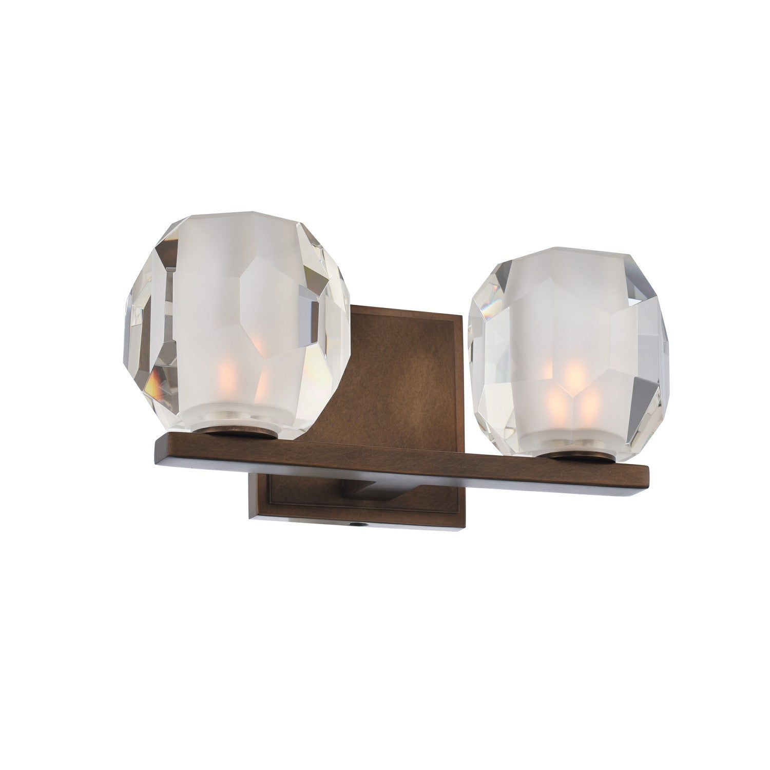11'' Regent 2 Light Vintage Bronze Vanity Light