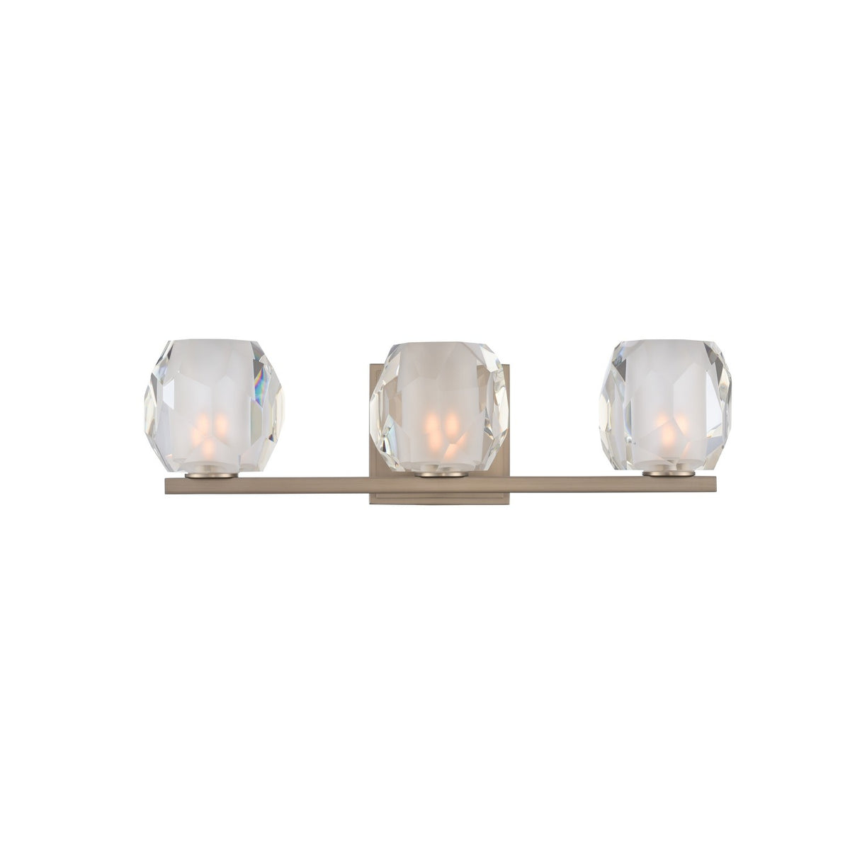 18'' Regent 3 Light Satin Nickel Vanity Light
