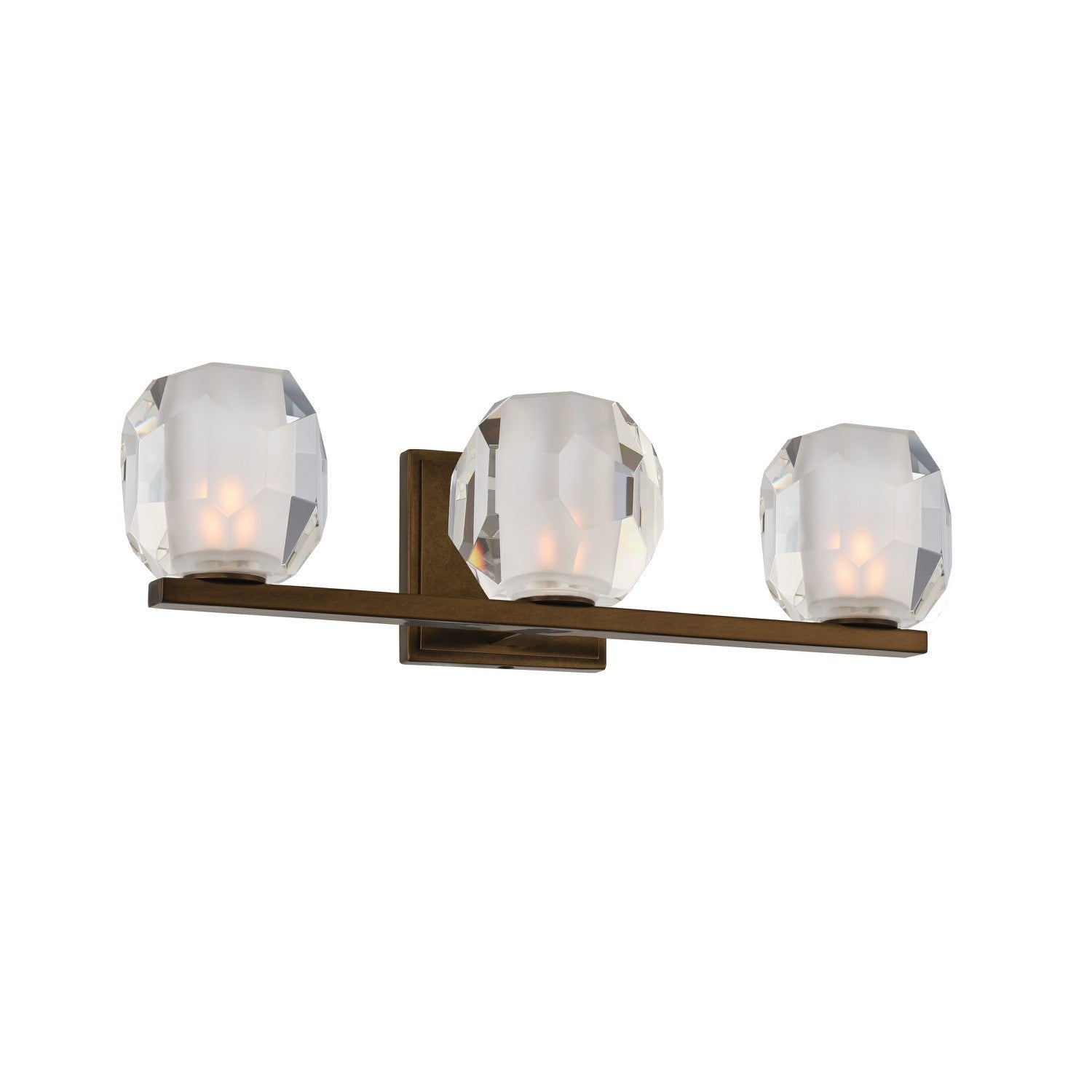18'' Regent 3 Light Vintage Bronze Vanity Light