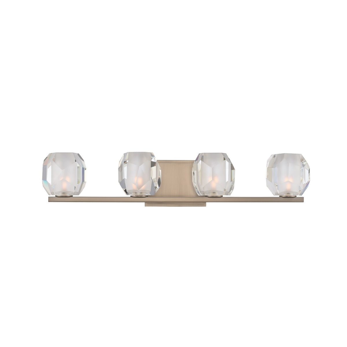 25'' Regent 4 Light Satin Nickel Vanity Light