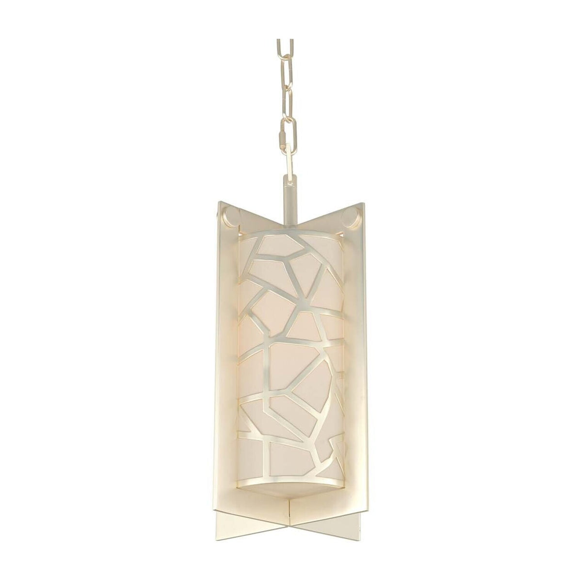 18'' Miramar 1 Light Rose Silver Pendant