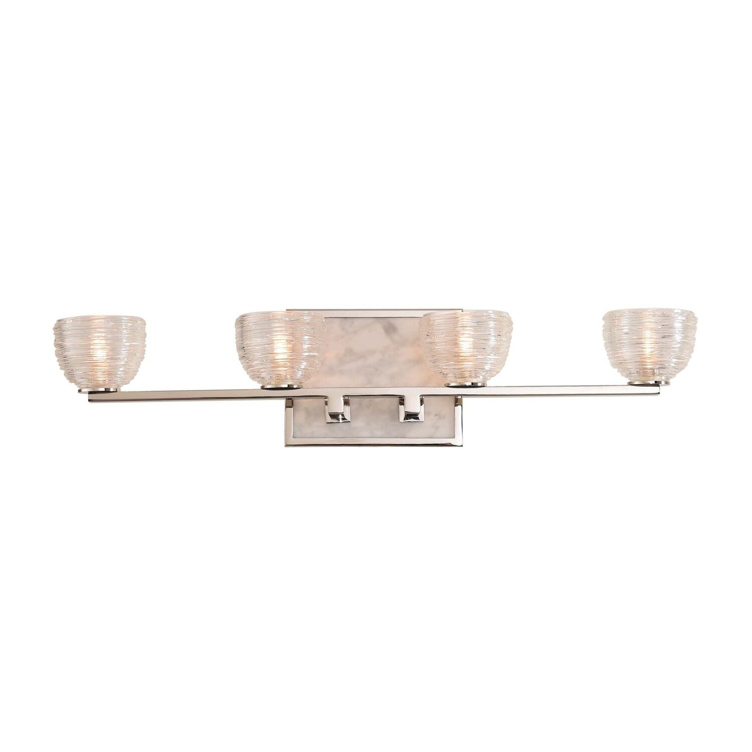 24'' Bianco 4 Light Polished Nickel Vanity Light