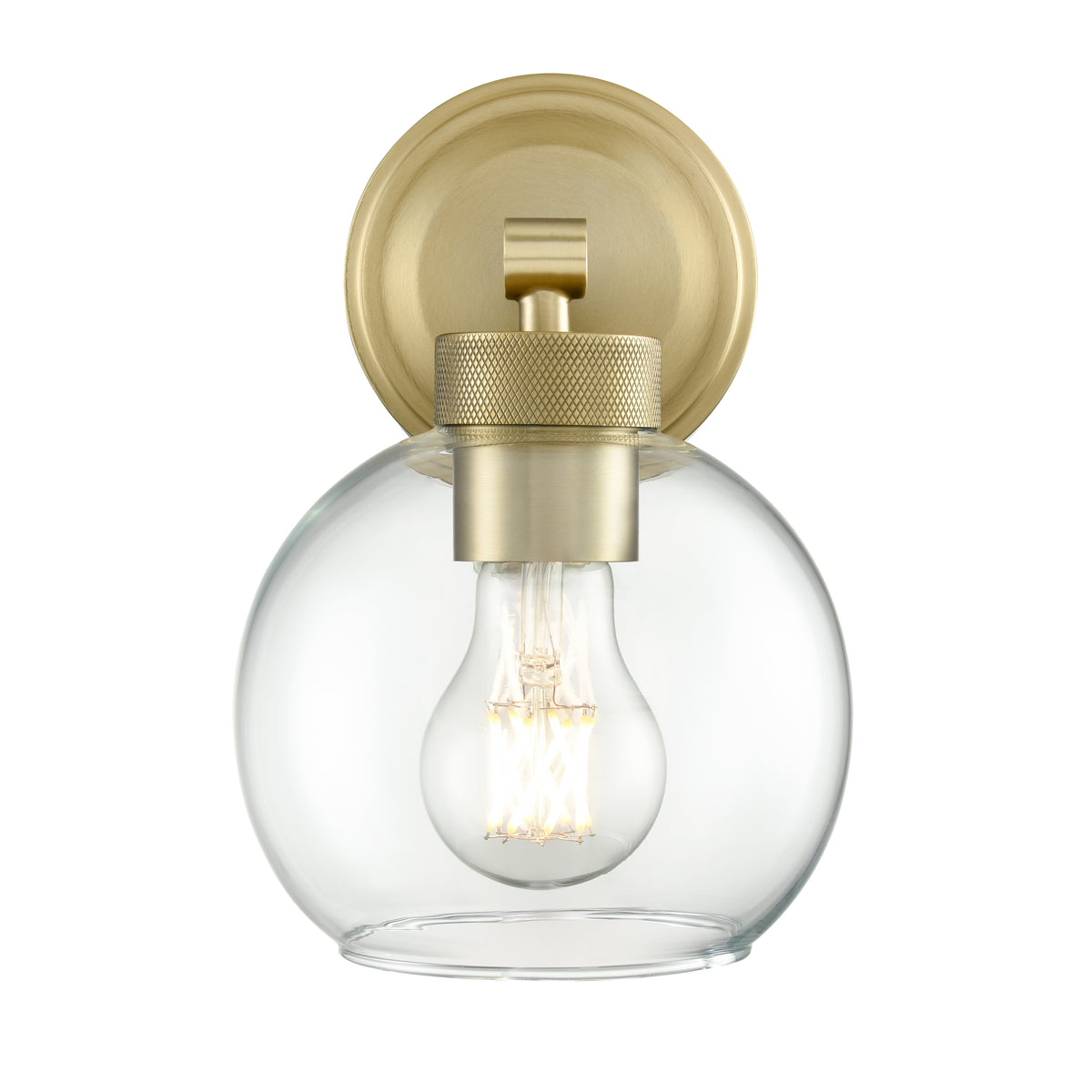 6'' Jonatan Vintage Brass 1 Light Wall Sconce