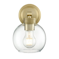 6'' Jonatan Vintage Brass 1 Light Wall Sconce
