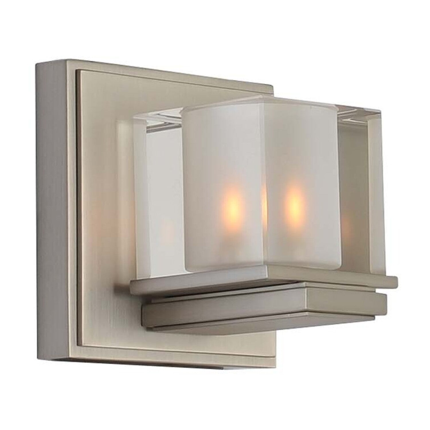 5'' Naples 1 Light Satin Nickel Vanity Light