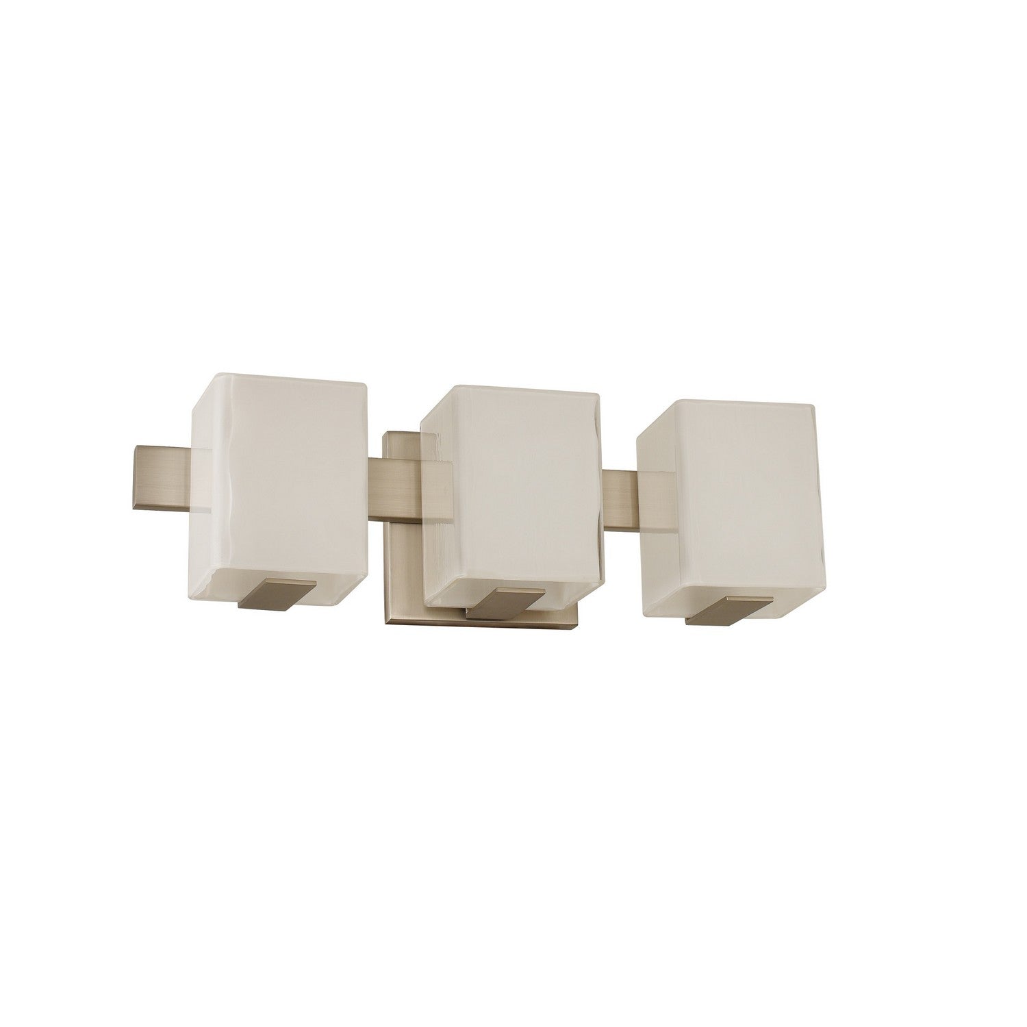 17'' Catalina 3 Light Satin Nickel Vanity Light