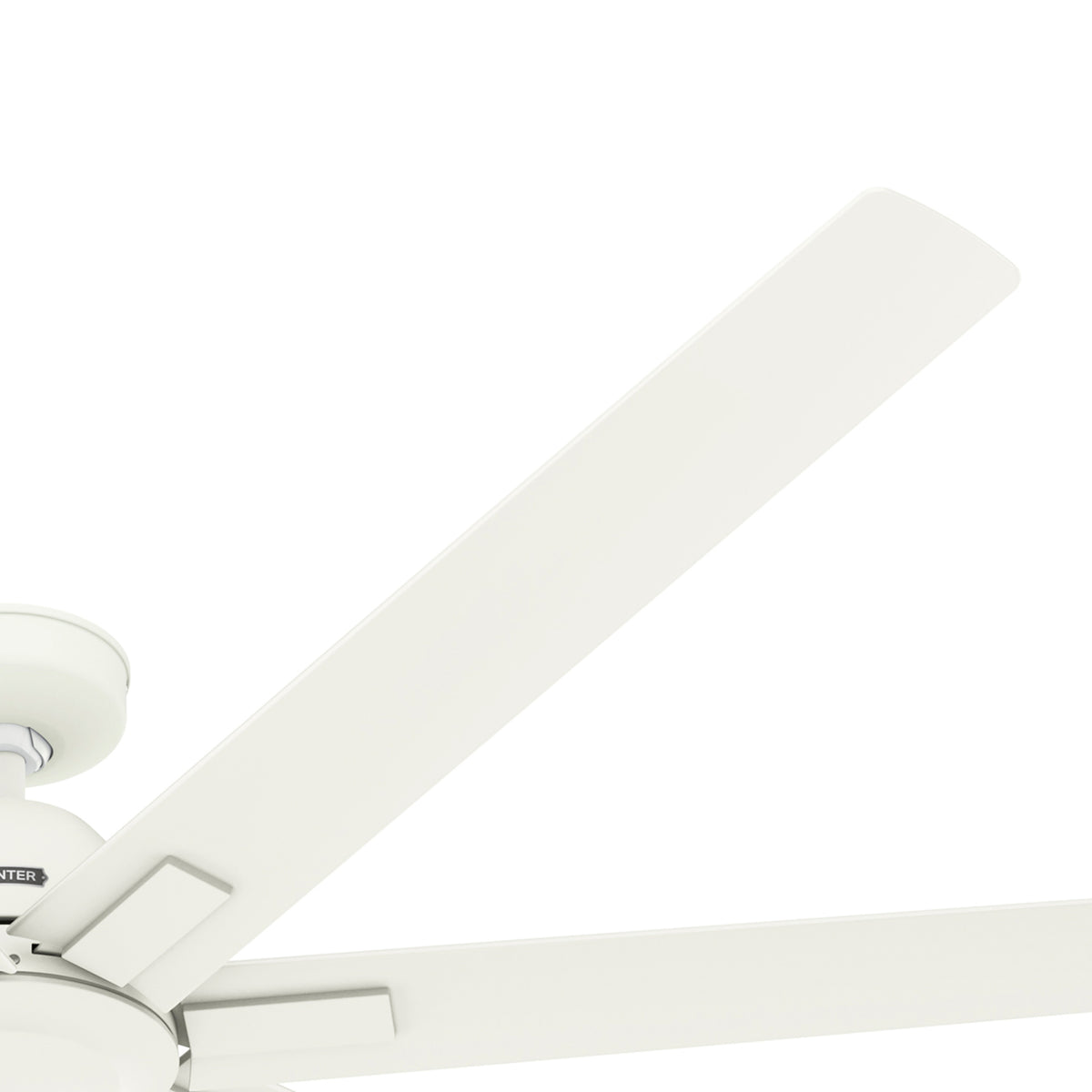 72 inch Downtown ENERGY STAR® Matte White Damp Rated Ceiling Fan and Wall Control