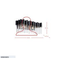 Matrix 2 Light Bath Wall sconce