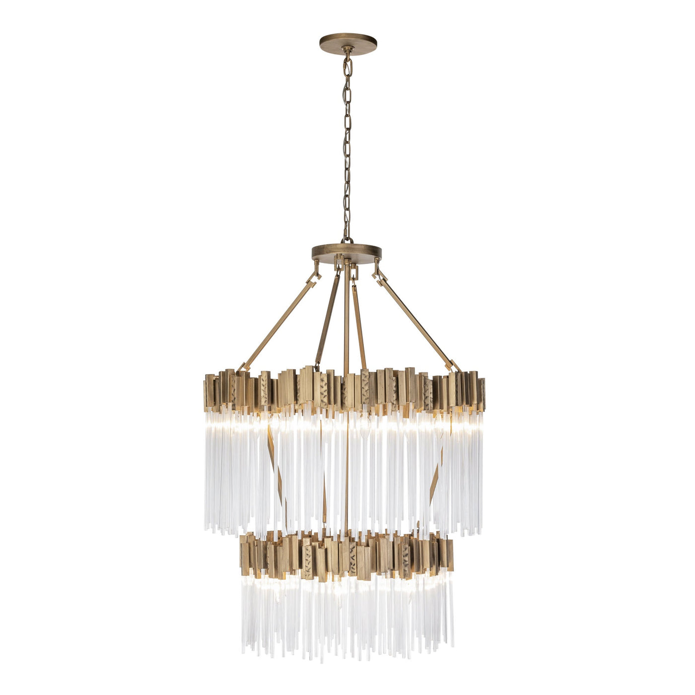 Matrix 14 Light 2-Tier Chandelier