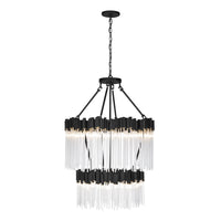 Matrix 14 Light 2-Tier Chandelier