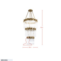 Matrix 18 Light 3-Tier Chandelier