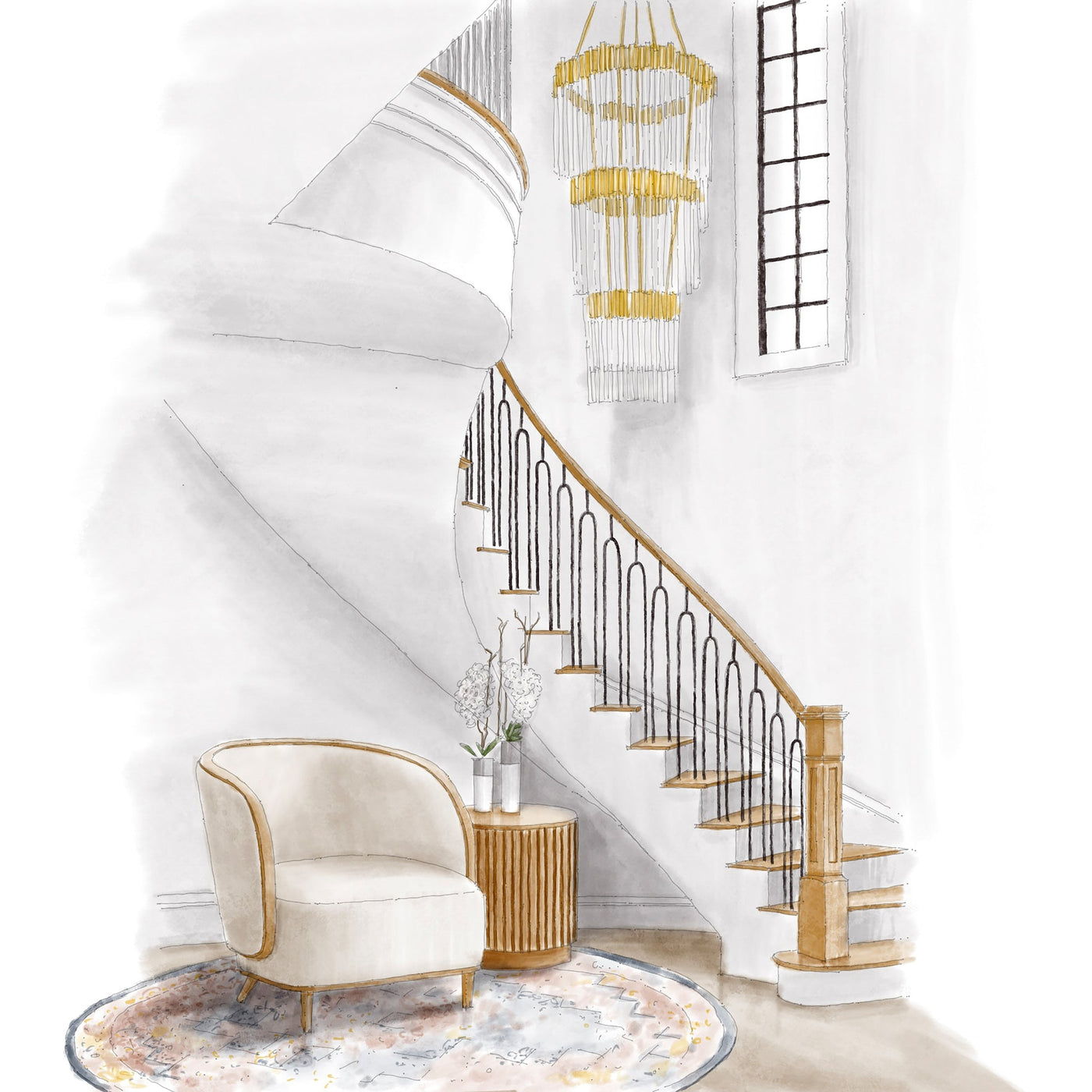 Matrix 18 Light 3-Tier Chandelier