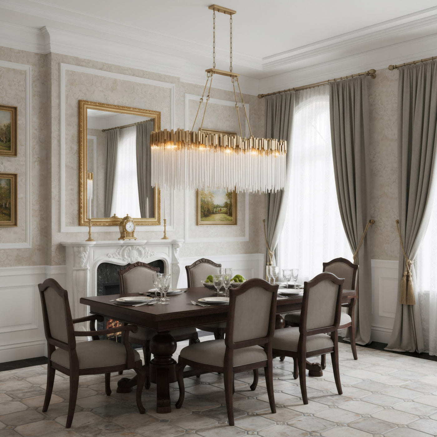 Matrix 10 Light Linear Pendant