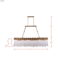Matrix 12 Light Linear Pendant