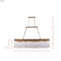 Matrix 12 Light Linear Pendant