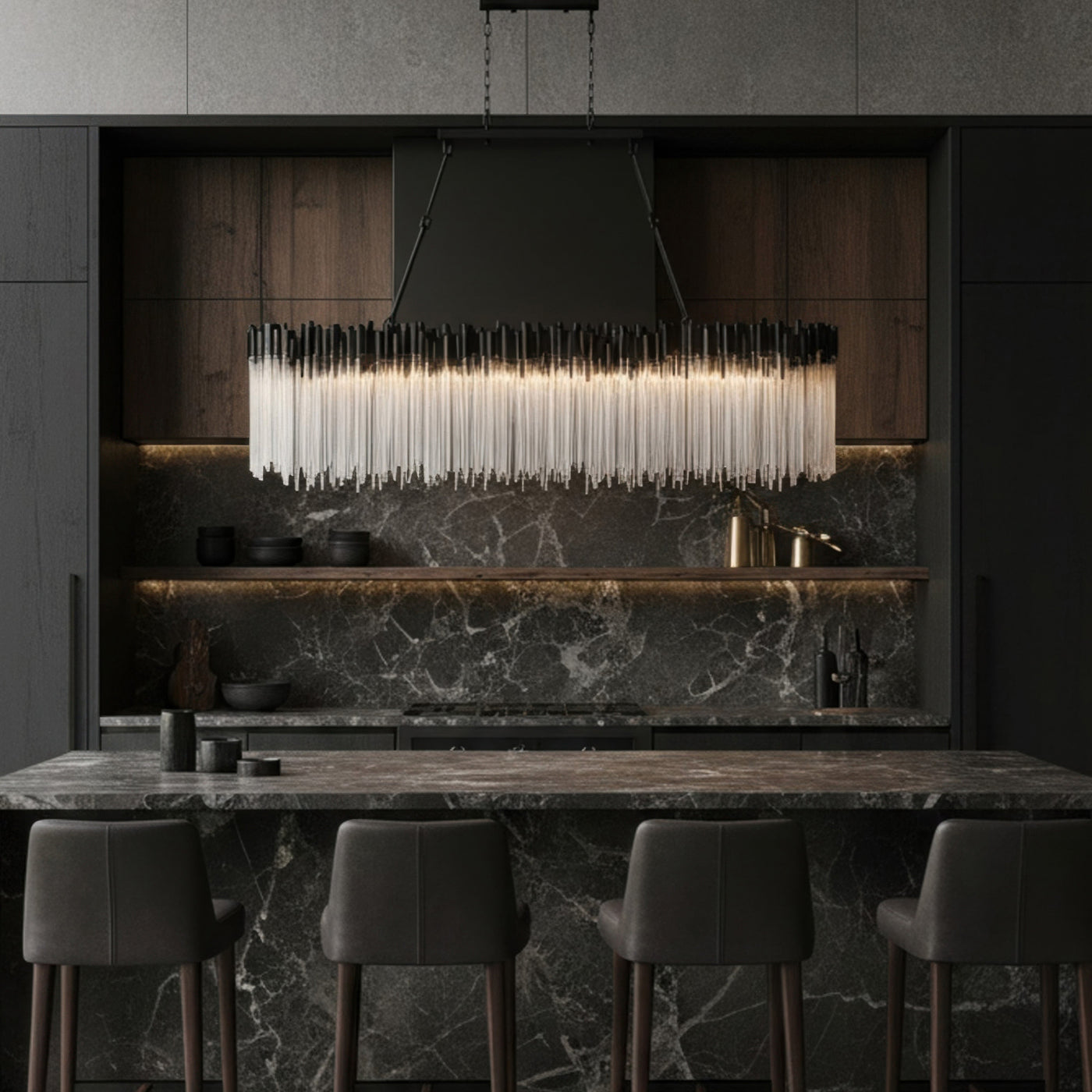 Matrix 12 Light Linear Pendant