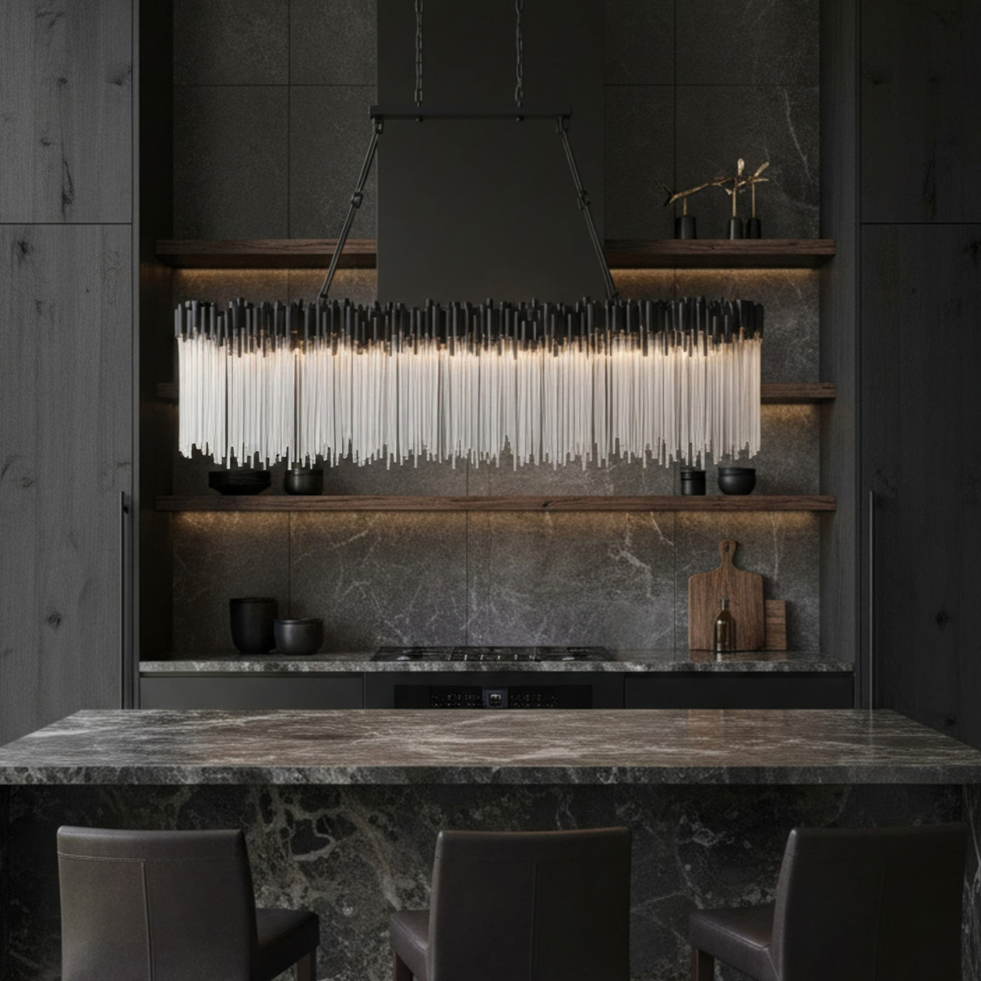 Matrix 12 Light Linear Pendant