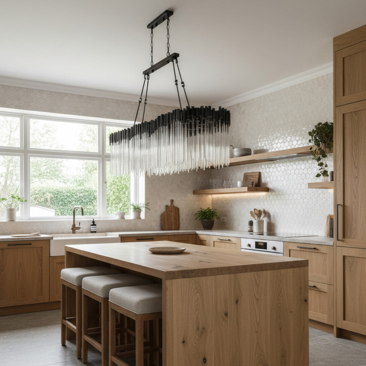 Matrix 12 Light Linear Pendant