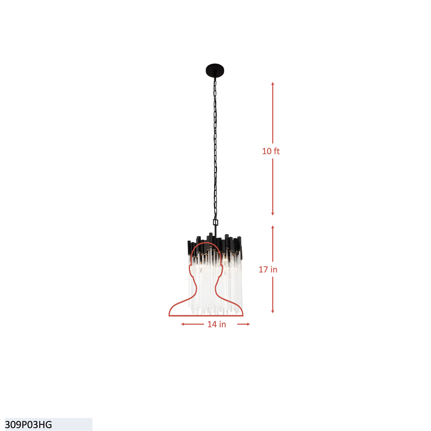 Matrix 3 Light Pendant