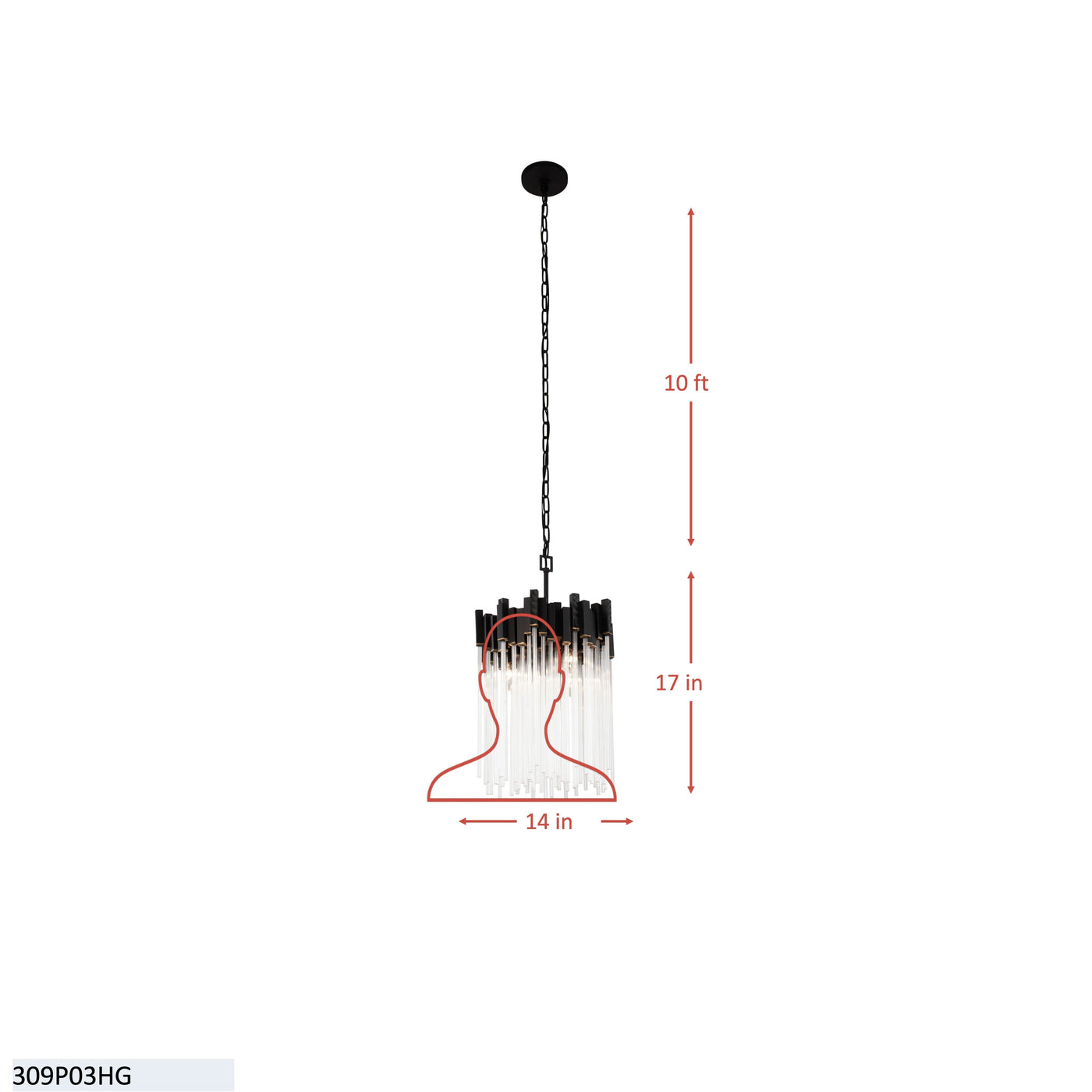Matrix 3 Light Pendant