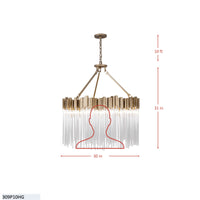 Matrix 10 Light Pendant