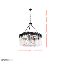 Matrix 12 Light Pendant