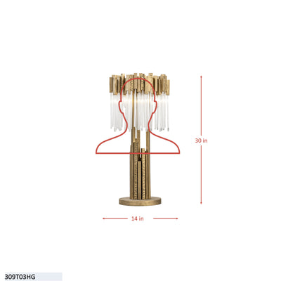 Matrix 3 Light Table Lamp