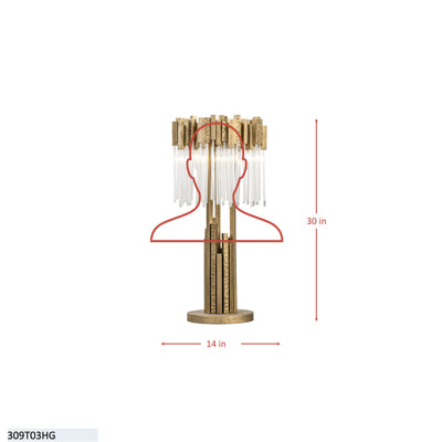 Matrix 3 Light Table Lamp