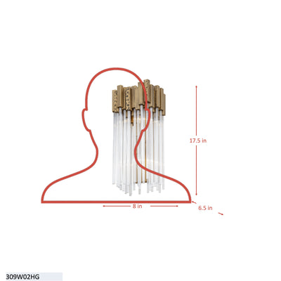 Matrix 2 Light Wall Sconce
