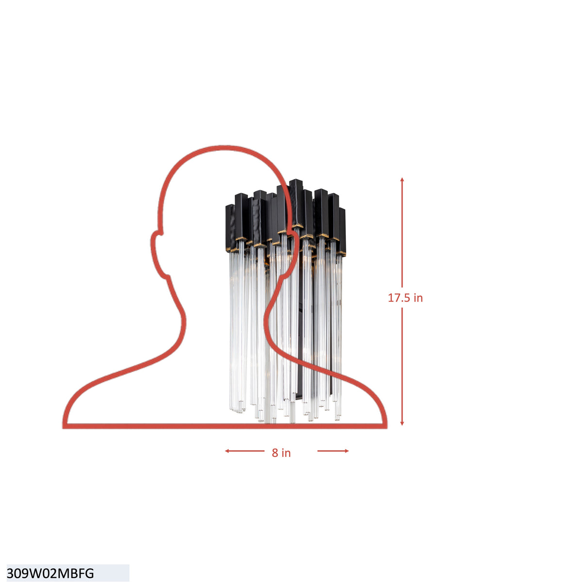 Matrix 2 Light Wall Sconce