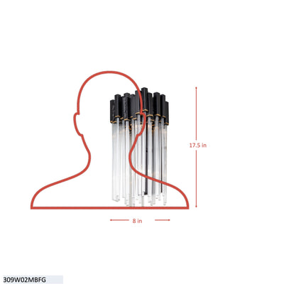 Matrix 2 Light Wall Sconce