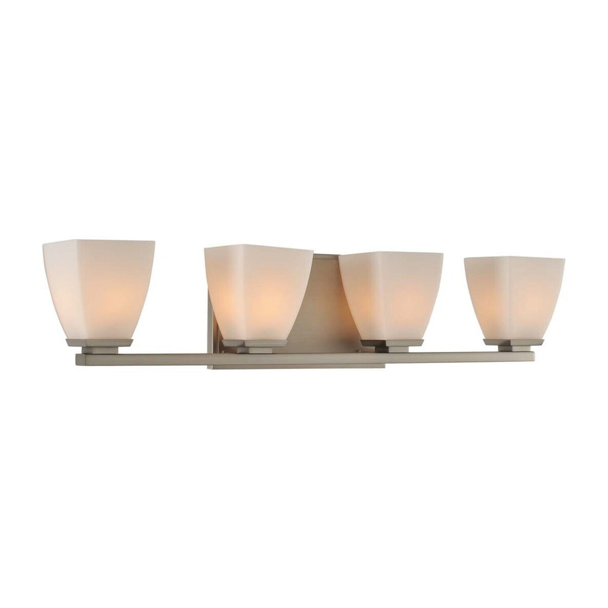 26'' Huntington 4 Light Satin Nickel Vanity Light