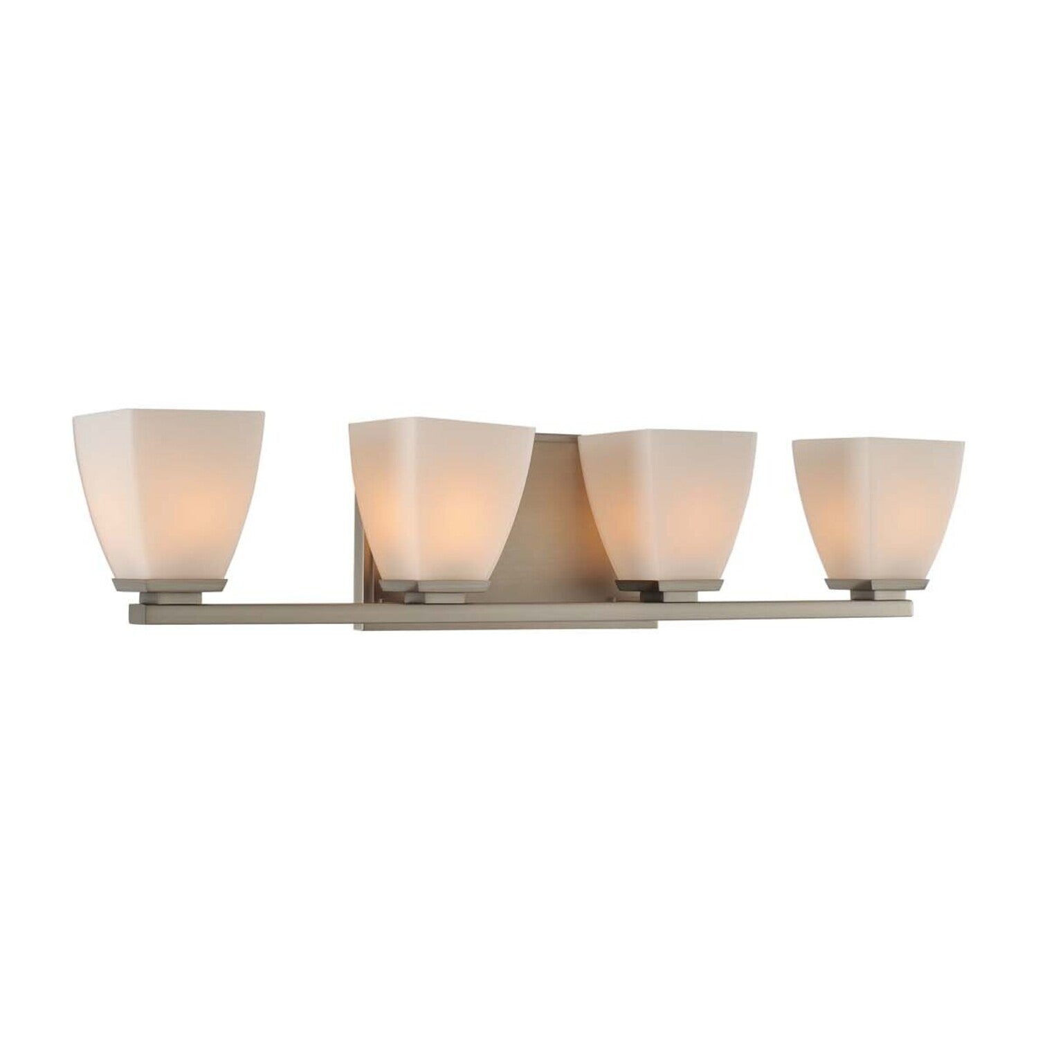 26'' Huntington 4 Light Satin Nickel Vanity Light