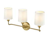 22'' Leena Vintage Brass 3 Light Bath Vanity