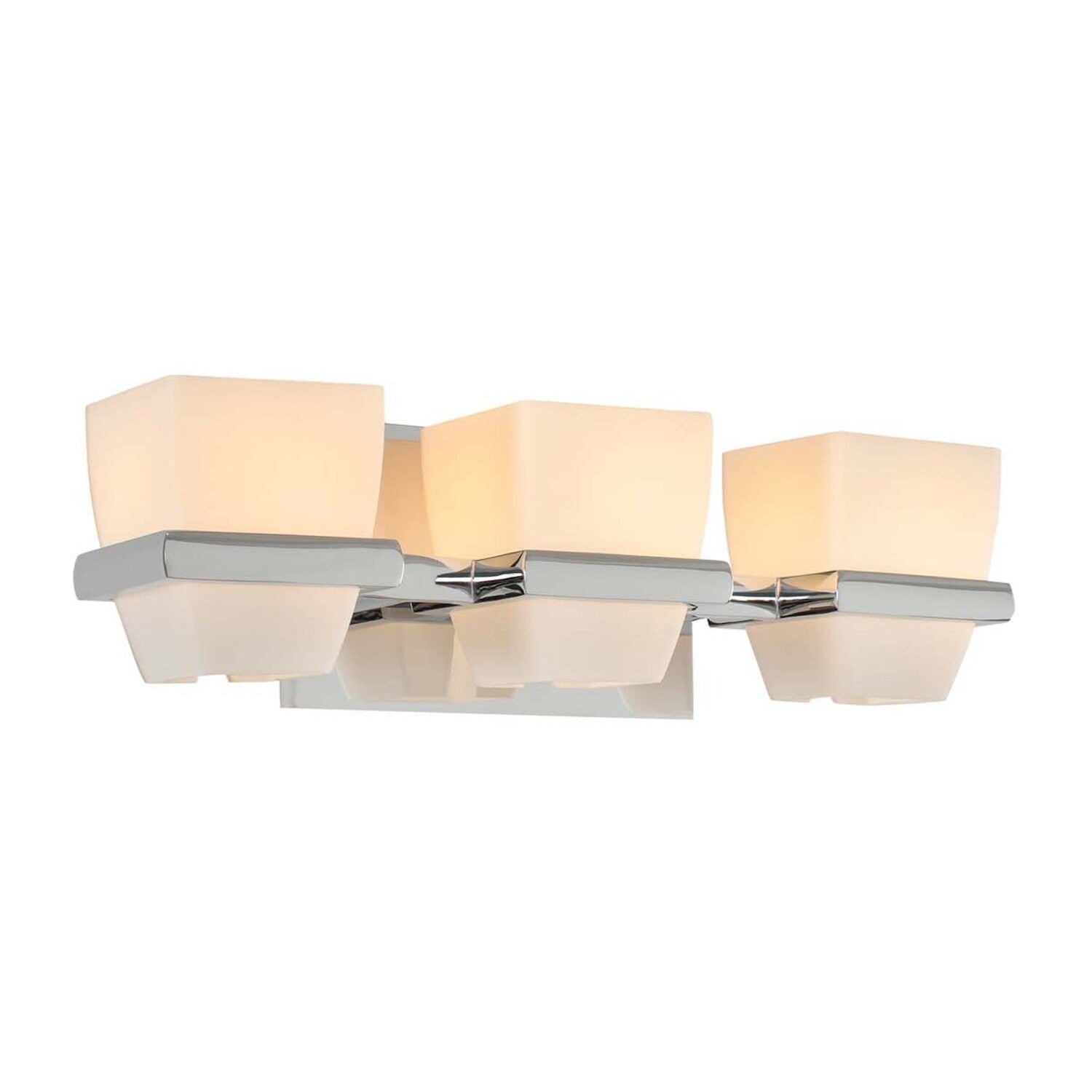16'' Malibu 3 Light Polished Chrome Vanity Light